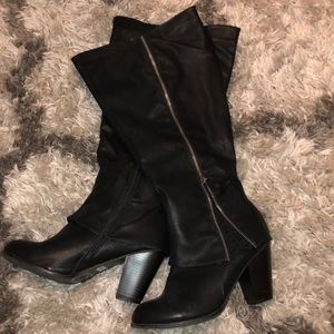 Wide calf Black boots